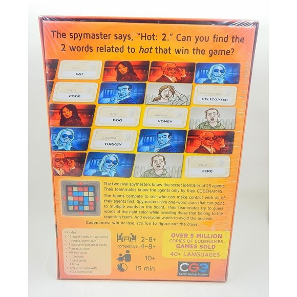 CODENAMES Card Board Game By Vlaada Chvatil Czech Games Edition New Sealed - Picture 3 of 7